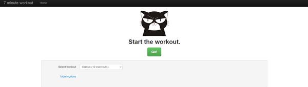 Главная страница сайта Fatcatworkout